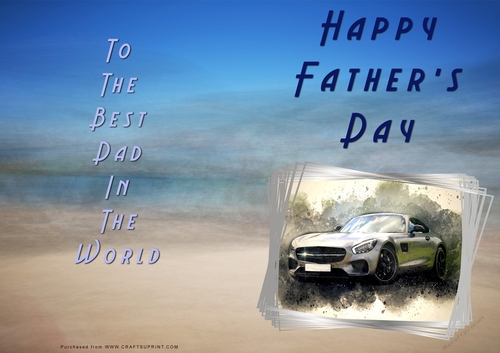 No Cut Just Print Fathers Day Cards