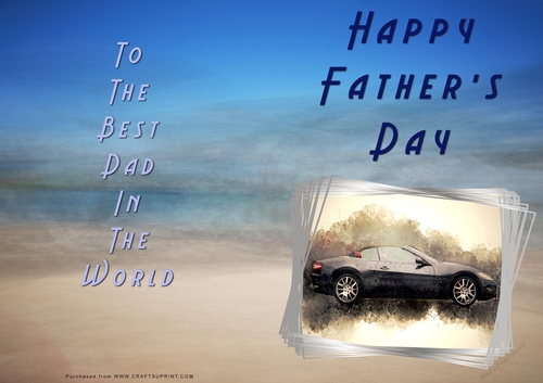 No Cut Just Print Fathers Day Cards