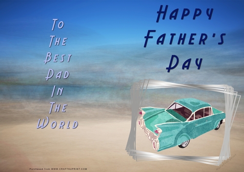No Cut Just Print Fathers Day Cards