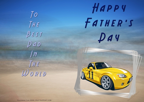 No Cut Just Print Fathers Day Cards