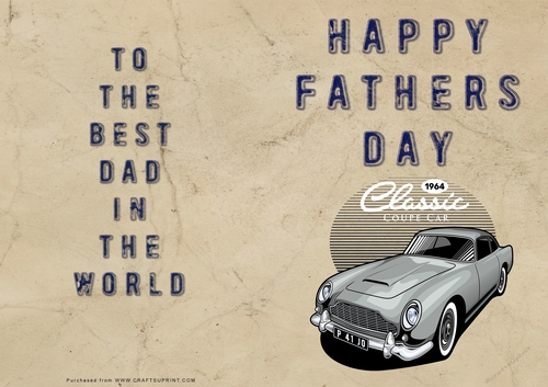 No Cut Just Print Fathers Day Cards