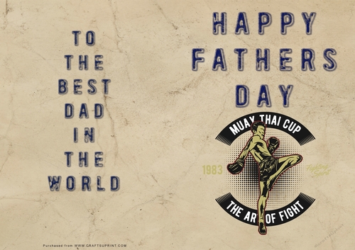 No Cut Just Print Fathers Day Cards