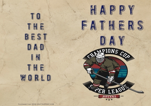 No Cut Just Print Fathers Day Cards