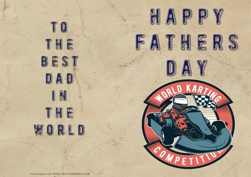 No Cut Just Print Fathers Day Cards