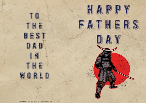 No Cut Just Print Fathers Day Cards