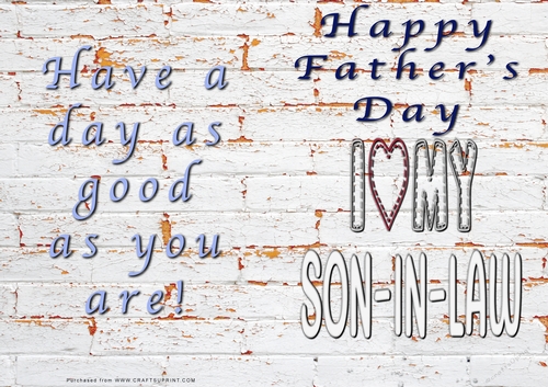 No Cut Just Print Fathers Day Cards