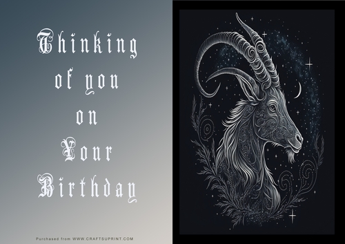 No Cut Just Print Birthday Cards