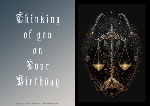 No Cut Just Print Birthday Cards