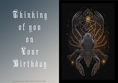No Cut Just Print Birthday Cards