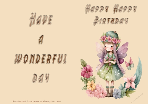 NCJP - Happy Happy Birthday - Angel Fairy