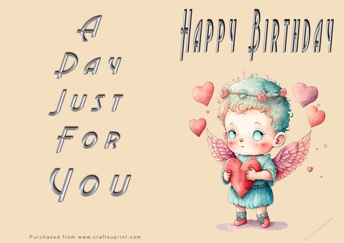 NCJP - Happy Happy Birthday - Cute boy Fairy