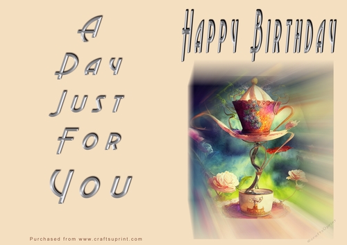 NCJP - Happy Happy Birthday - Special Effects Cup