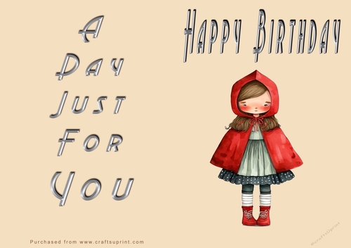 NCJP - Happy Happy Birthday - Red Riding Hood