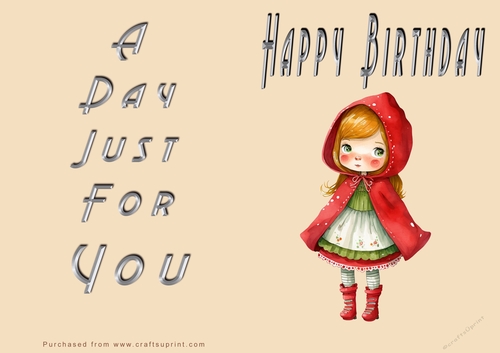 NCJP - Happy Happy Birthday - Red Riding Hood