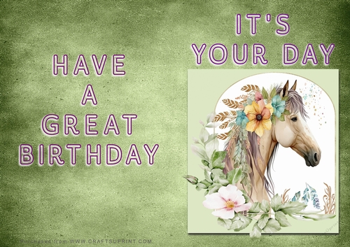 NCJP - Its Your Day - Horse in Frame