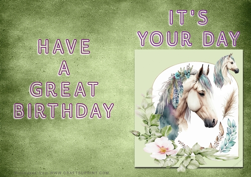 NCJP - Its Your Day - Horse in Frame
