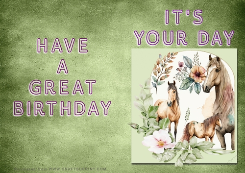 NCJP - Its Your Day - Horse in Frame
