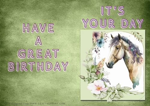 NCJP - Its Your Day - Horse in Frame