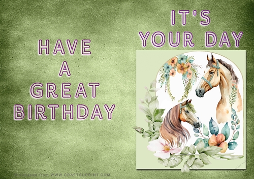 NCJP - Its Your Day - Horse in Frame