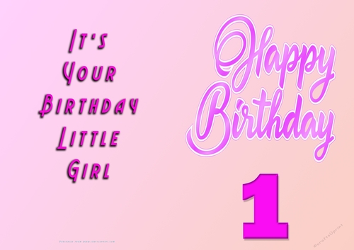 NCJP - Its Your Birthday Little Girl - 1 - Happy Birthday