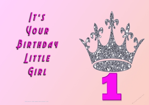 NCJP - Its Your Birthday Little Girl - 1 - Cute Crown