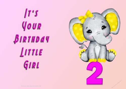 NCJP - Its Your Birthday - 2 - Cute Elephant