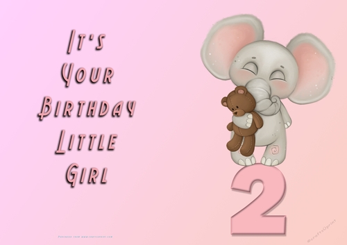 NCJP - Its Your Birthday - 2 - Cute Elephant