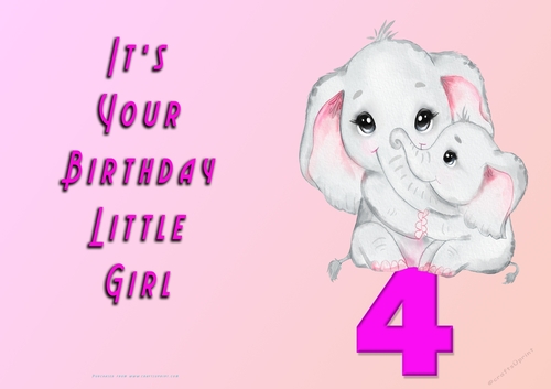 NCJP - Its Your Birthday - 4 - Cute Elephant