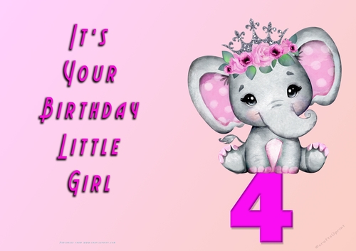 NCJP - Its Your Birthday - 4 - Cute Elephant