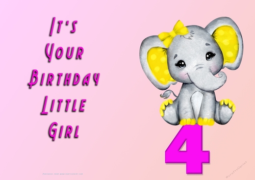 NCJP - Its Your Birthday - 4 - Cute Elephant