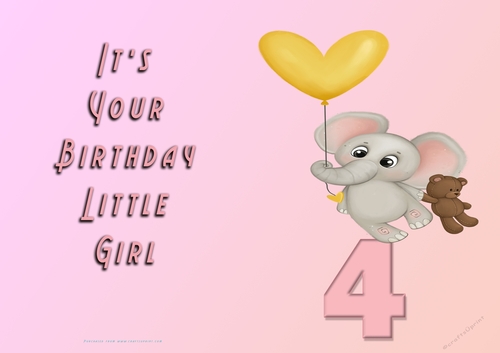 NCJP - Its Your Birthday - 4 - Cute Elephant