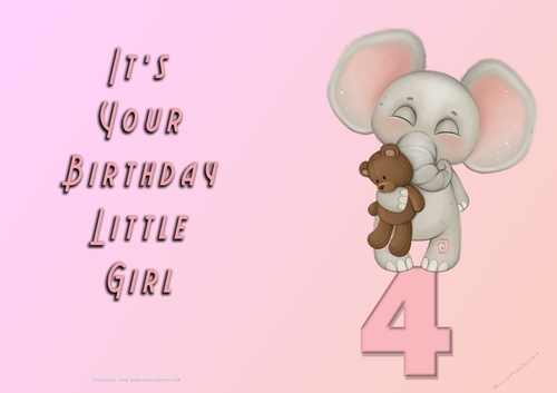 NCJP - Its Your Birthday - 4 - Cute Elephant