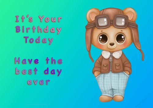 NCJP - Its Your Birthday Today - Boy Pilots 