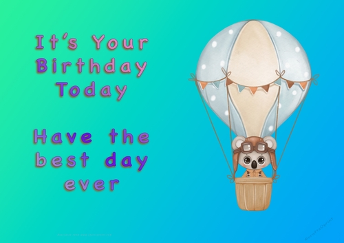 NCJP - Its Your Birthday Today - Boy Pilots 