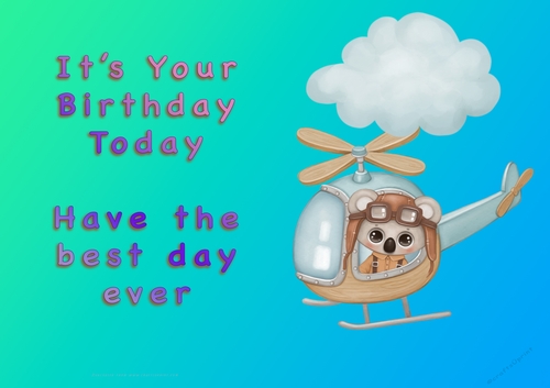NCJP - Its Your Birthday Today - Boy Pilots 