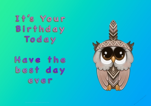 NCJP - Its Your Birthday Today - Boy INdian Animals