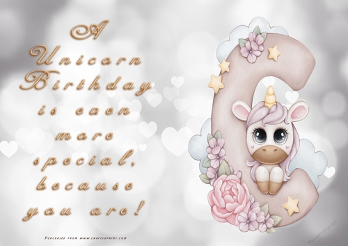 NCJP - A Unicorn Birthday - Letter C