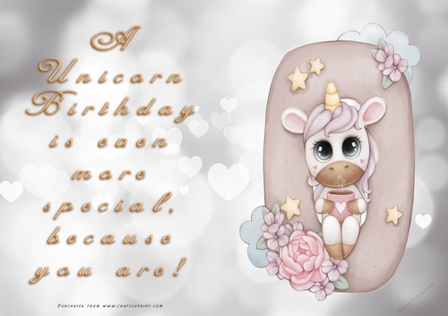 NCJP - A Unicorn Birthday - Letter O