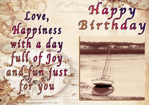 NCJP - Happy Birthday Boats