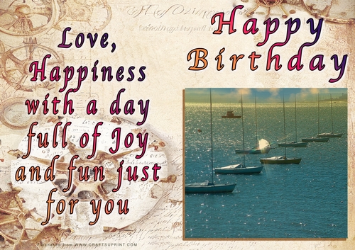 NCJP - Happy Birthday Boats