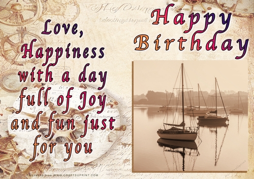 NCJP - Happy Birthday Boats