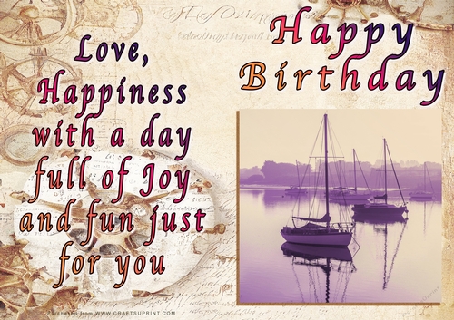 NCJP - Happy Birthday Boats