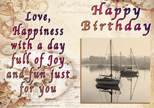 NCJP - Happy Birthday Boats