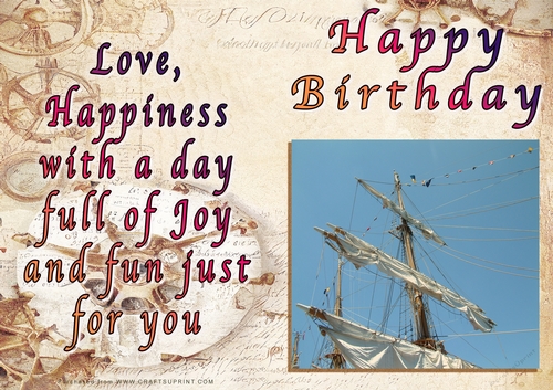 NCJP - Happy Birthday Boats
