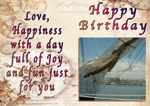 NCJP - Happy Birthday Boats