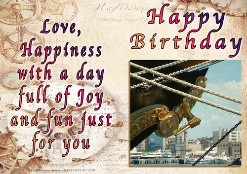 NCJP - Happy Birthday Boats