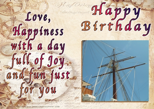 NCJP - Happy Birthday Boats