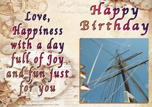 NCJP - Happy Birthday Boats
