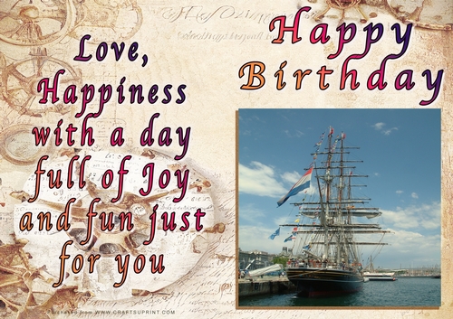 NCJP - Happy Birthday Boats