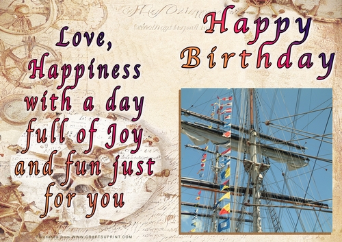 NCJP - Happy Birthday Boats